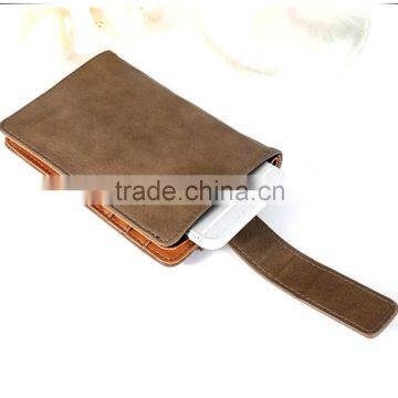 Crystal Pattern Ultra Slim pu Leather 5 Inch Wallet Phone Case