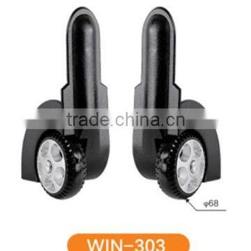 new design inside plastic trolley handle wheels plastic