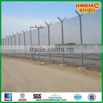 Customized Hot Dip Galvanized Airport Security Fencing ( ISO & CE factory )