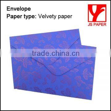 Various styles customized size gummed colored envelope