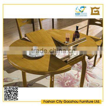 Modern Functional Round/oval Solid Wood Dining Table Furniture