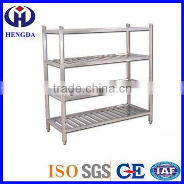 stainless steel four layer hollow out shelves