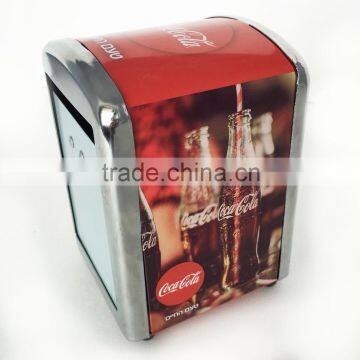 metal napkin dispenser tin Napkin holder