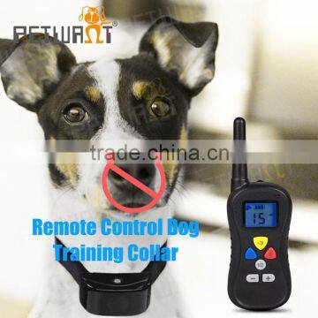 2016 Modern and Premium Remote dog training vibrating anti bark collar