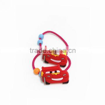 Funny Car Shaped Hair ponytail PVC Hair Extensions rubber bands