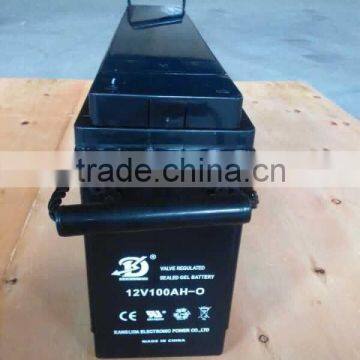 2pcs 12v 100 Combined Into 24v Lead Acid Battery Set for Solar System photo-3