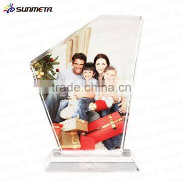 Promotional Modern Office Table Decoration Crystal Photo Personalized Photo Crystal