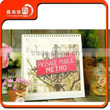 Hot sell printing wholesale desktop calendar