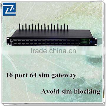 Ejointech top quality new gsm goip gateway 16 ports 64 sim