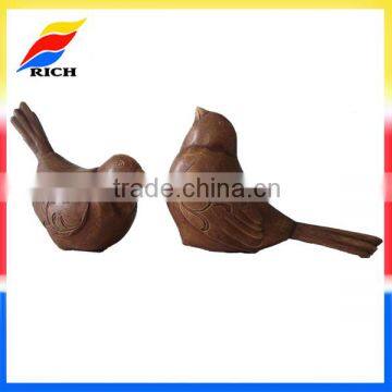 Wood Imitation Resin Birds