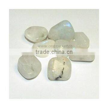 Raimbow-Moonstone Tumbled Pebbles Stone