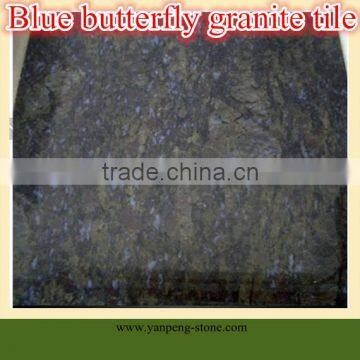 blue butterfly granite tile