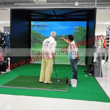 Portable Home indoor golf simulator