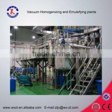 Vacuum Homogenizing and Emulsifying plants(CE certified)