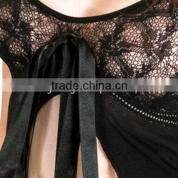 Taiwan Factory Sexy Lace Open Front Babydoll