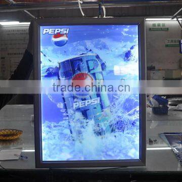 A1 A2 Poster Display LED Slim Aluminum snapper frame led backlit light box