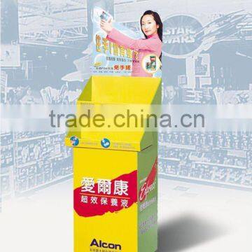 cardboard floor display stand for Liquid soap