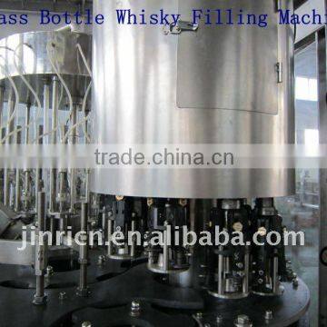 glass bottle whisky filling machine