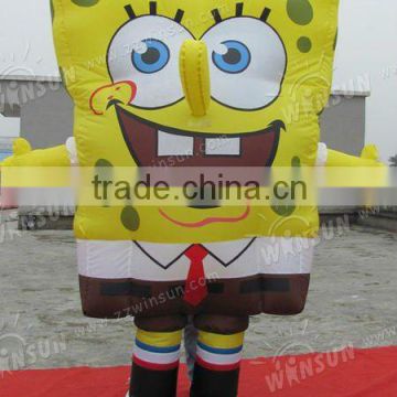 cute sponge bob air inflated costume