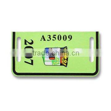 number plate