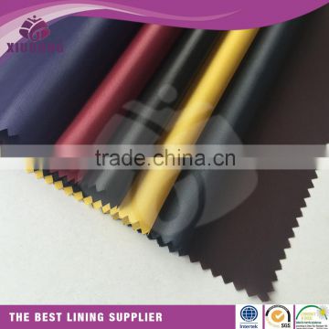 cheap polyester fabric 210T taffeta for lining