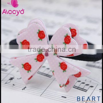 Wholesale Acrylic Knot Ponytail Holder For Hair Decorative