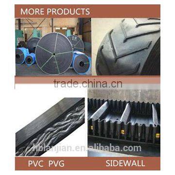 China Plant Produced CC/EP/NN trough roller chevron conveyor belts