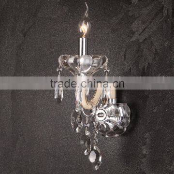 Top quality antique crystal wall light,indoor wall lamp,wall lamp led