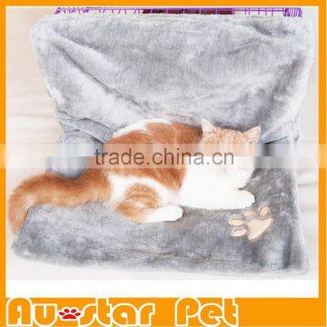 High Quality 2015 Newest Sales Velvet Cat Hammock for pet hang on bed