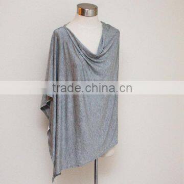 Light Grey Mondel Spandex Super Soft Baby Car Seat Nursing Top Wear