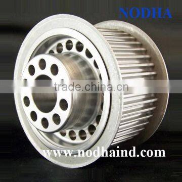 Custom made timing pulley, aluminum HTD toothed pulleys motor pulley