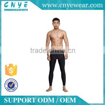 CNYE hot! mens swimwear fabric super chlorine swim pants long male swimming pants