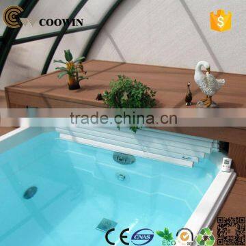 outdoor wpc solid wood DIY floor decking