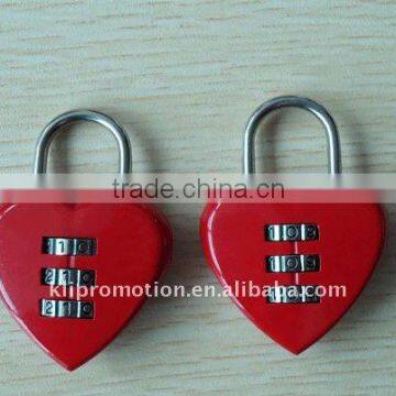 heart shape combination lock
