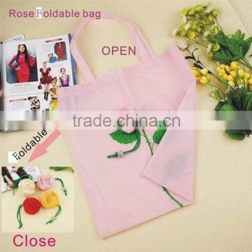 Rose Folding shopping bag