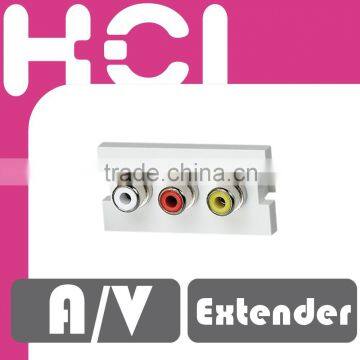 Bezel With Nickel-Plated RCA RGB Style Audio and Video Connector photo-6