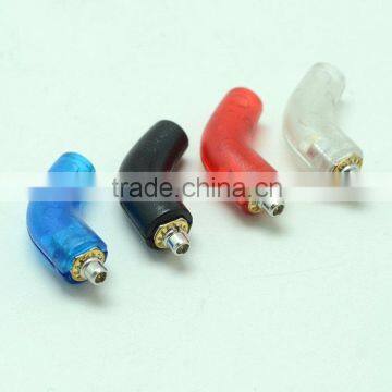 Embedded L Shape Pin plug Jack for Shure SE215 / SE315 / SE425 / SE535 headphone DIY Connector for Audio Cables