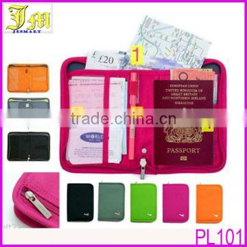 Fashion Medium Travel Bag Wallet Organizer Zipped Full Closure Passport Tickets Holder