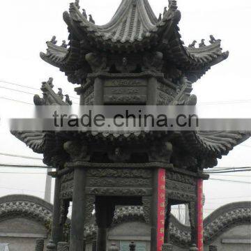 Chinese style Chinese gazebo roof unglazed tiles