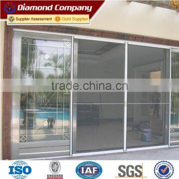 wholesale security screen door /pleated mesh folding screen door/screen door by stainless screen mesh