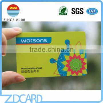 Factory supply offset full printing plastic 30ml pvc cards