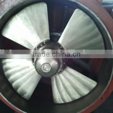 High speed fixed pitch 4 blade boat propeller