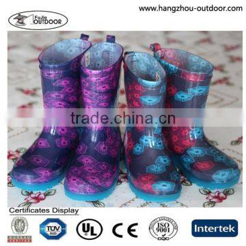 Children Western Chief Lighted PVC Rain Boots