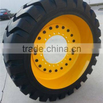 Solid Mold-on Heavy Truck Tires Wheel With DISC for Heavy Skid Steer Loader photo-2