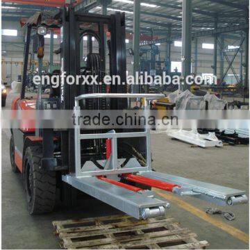 Forklift waste collection equipment bin tipper