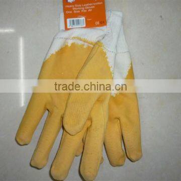 pvc coated work gloves/safety working gloves/thin work gloves