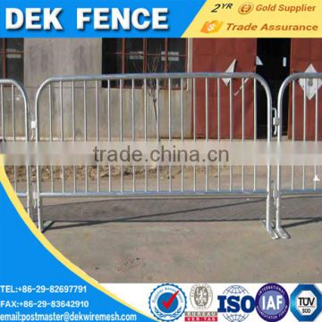 Pedestrian metal parking barriers