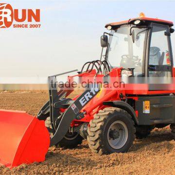 Everun Brand 1 Ton Mini Wheel Loader With Snow Bucket photo-2