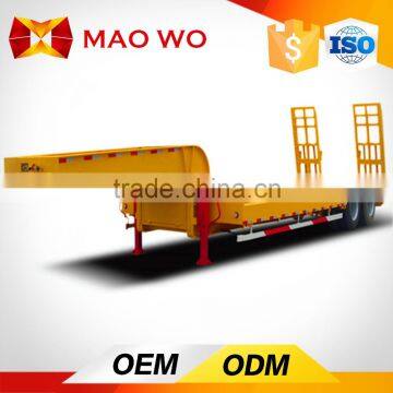 Hot Sale Gooseneck 2 Axle Low Bed Semi Trailer and Heavy Transport Trailer photo-4