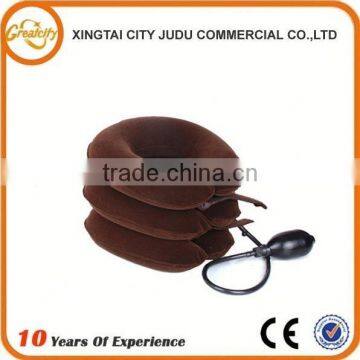 Full Flannel Inflatable Air Neck Traction /Soft Air-pressure Neck Traction Cervical Collar/cervical Traction Device